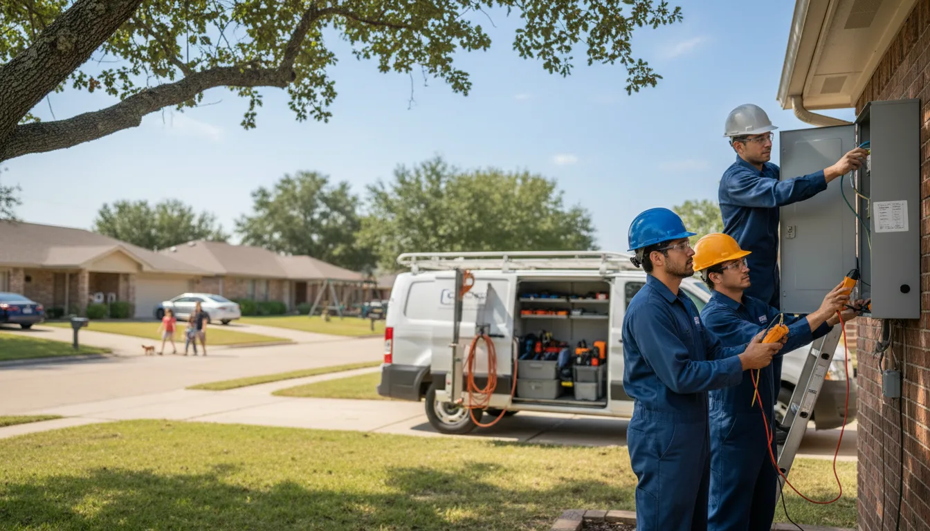 Certified electrician providing emergency electrical services in Hagan, GA